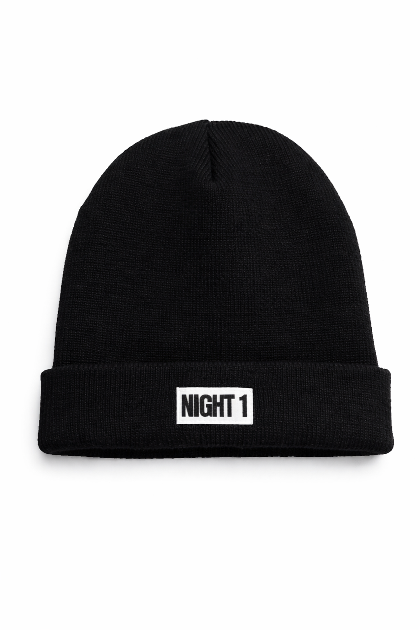 NIGHT 1 Toque - Grey & Black